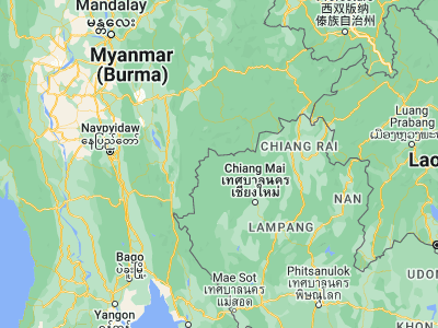 Map showing location of Sop Pong (19.51881, 98.26042)