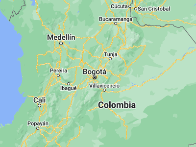 Map showing location of Sopó (4.9075, -73.9384)