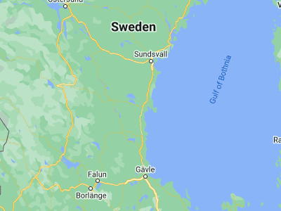 Map showing location of Sörforsa (61.73333, 16.98333)