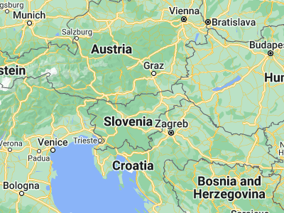 Map showing location of Šoštanj (46.38, 15.04861)