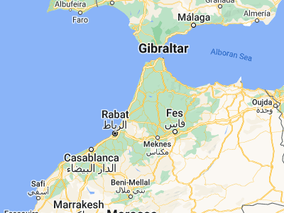 Map showing location of Souq Larb’a al Gharb (34.68664, -6.00272)