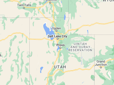 Map showing location of South Jordan Heights (40.56384, -111.94938)