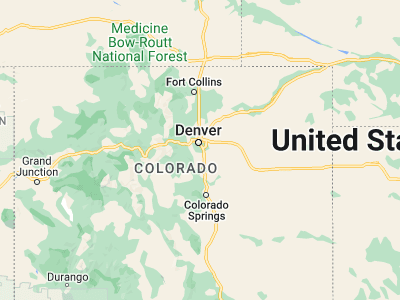 Map showing location of Southglenn (39.58721, -104.95276)