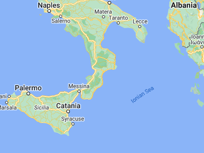 Map showing location of Soverato Marina (38.68498, 16.54991)