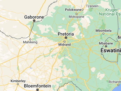 Map showing location of Soweto (-26.26781, 27.85849)