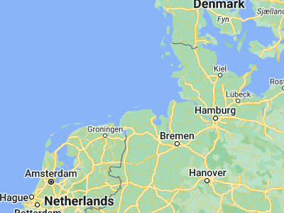 Map showing location of Spiekeroog (53.77012, 7.69481)