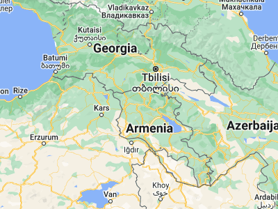Map showing location of Spitak (40.8322, 44.2673)