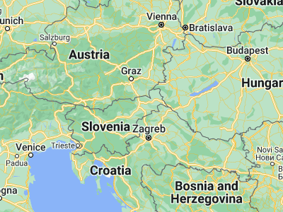 Map showing location of Spodnji Duplek (46.50306, 15.74528)