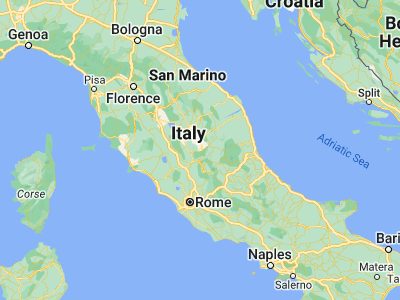 Map showing location of Spoleto (42.74484, 12.73737)