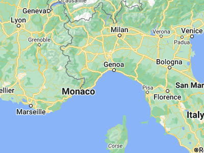 Map showing location of Spotorno (44.22638, 8.41647)