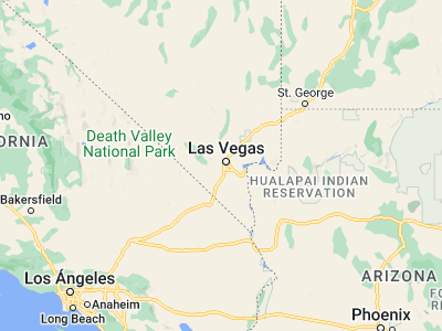 Map showing location of Spring Valley (36.10803, -115.245)