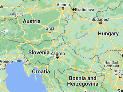 Map showing location of Središče ob Dravi (46.39417, 16.26806)