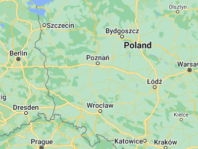 Map showing location of Śrem (52.08868, 17.01508)