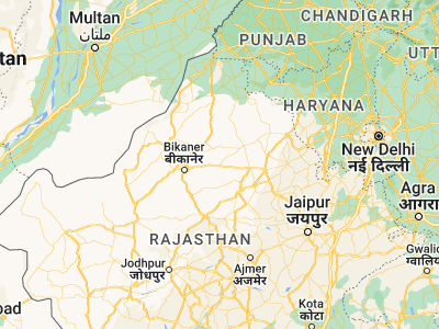 Map showing location of Sri Dungargarh (28.09712, 74.00937)
