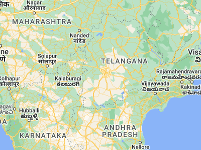 Map showing location of Srīrāmnagar (17.26652, 78.25544)
