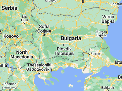 Map showing location of Stamboliyski (42.13333, 24.53333)