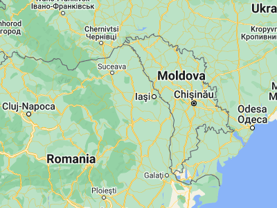 Map showing location of Stăniţa (47.01667, 27.1)