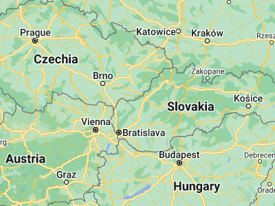 Map showing location of Stará Turá (48.77721, 17.69433)
