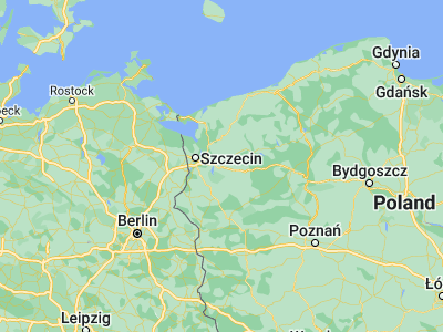 Map showing location of Stargard Szczeciński (53.33672, 15.0499)