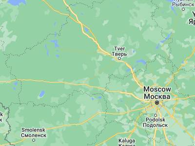 Map showing location of Staritsa (56.50752, 34.93544)