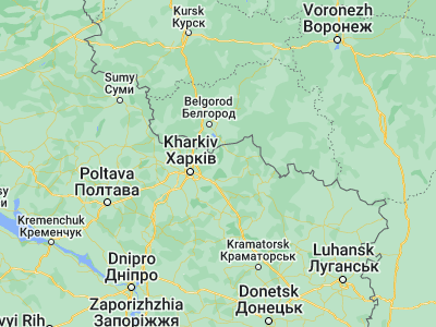 Map showing location of Staryy Saltov (50.08268, 36.79393)