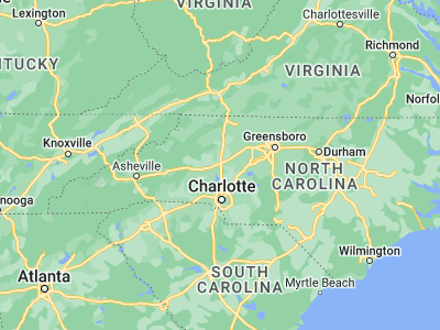 Map showing location of Statesville (35.78264, -80.8873)