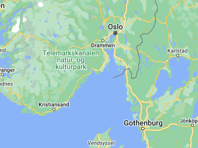 Map showing location of Stavern (59, 10.03333)