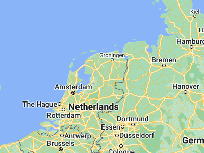 Map showing location of Steenwijk (52.7875, 6.12083)