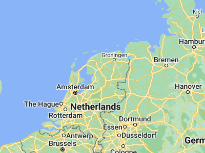 Map showing location of Steenwijkerwold (52.80417, 6.06389)