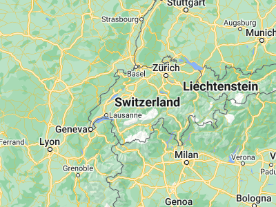 Map showing location of Steffisburg (46.77807, 7.63249)