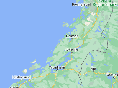 Map showing location of Steinsdalen (64.29875, 10.51284)