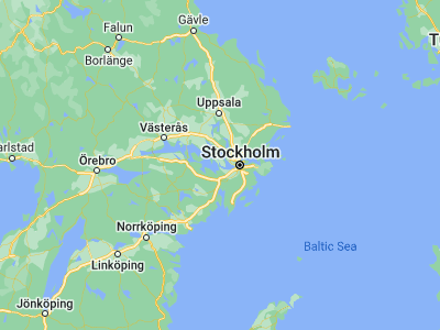 Map showing location of Stenhamra (59.33333, 17.66667)