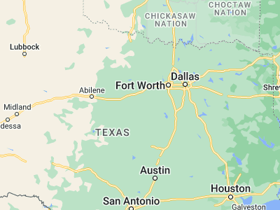 Map showing location of Stephenville (32.2207, -98.20226)