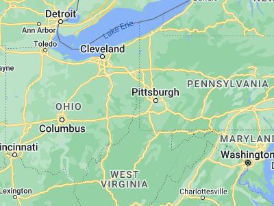 Map showing location of Steubenville (40.36979, -80.63396)