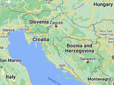 Map showing location of Stijena (44.9363, 16.02224)