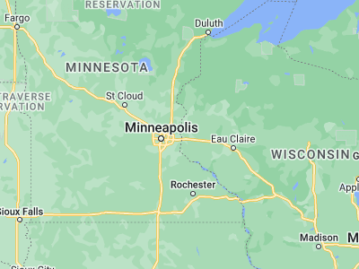 Map showing location of Stillwater (45.05636, -92.80604)