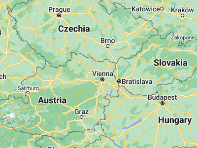 Map showing location of Stockerau (48.38333, 16.21667)