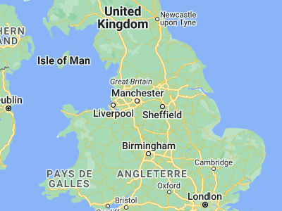 Map showing location of Stockport (53.40979, -2.15761)
