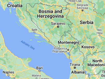 Map showing location of Stolac (43.084, 17.95995)