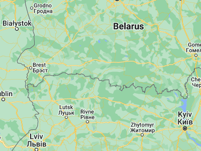 Map showing location of Stolin (51.89115, 26.84597)