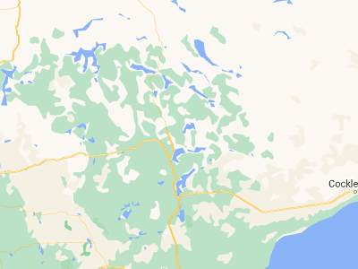 Map showing location of Stoneville (-30.86667, 121.76667)