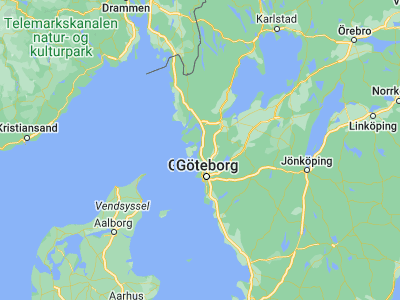 Map showing location of Stora Höga (58.01667, 11.83333)