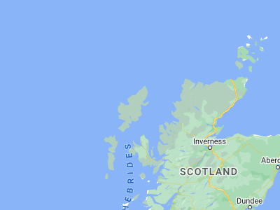 Map showing location of Stornoway (58.20925, -6.38649)
