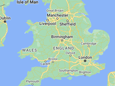 Map showing location of Stourport-on-Severn (52.35, -2.26667)
