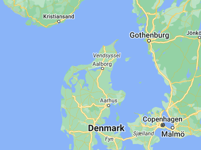 Map showing location of Støvring (56.88536, 9.83839)