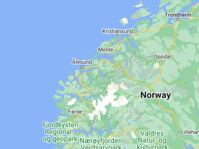Map showing location of Stranda (62.30964, 6.93582)