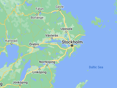 Map showing location of Strängnäs (59.37741, 17.03119)