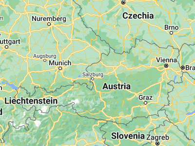 Map showing location of Strasswalchen (47.98333, 13.25)