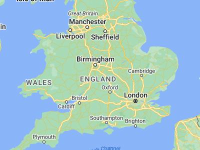 Map showing location of Stratford-upon-Avon (52.19166, -1.70734)