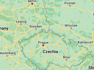 Map showing location of Stráž pod Ralskem (50.7028, 14.80102)